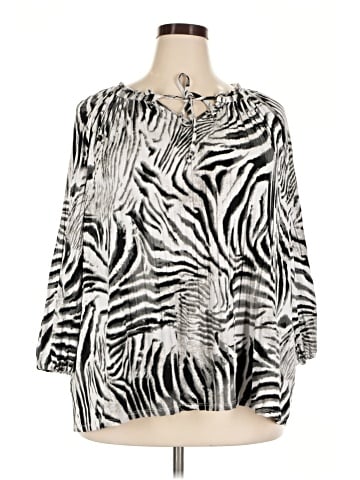 Investments 3/4 Sleeve Blouse (view 1)