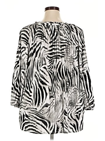 Investments 3/4 Sleeve Blouse (view 2)