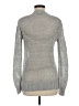 Michael Kors Collection Metallic Silver Gray Pullover Sweater Size M - photo 2