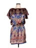 Pinky 100% Polyester Paisley Blue Casual Dress Size L - photo 1