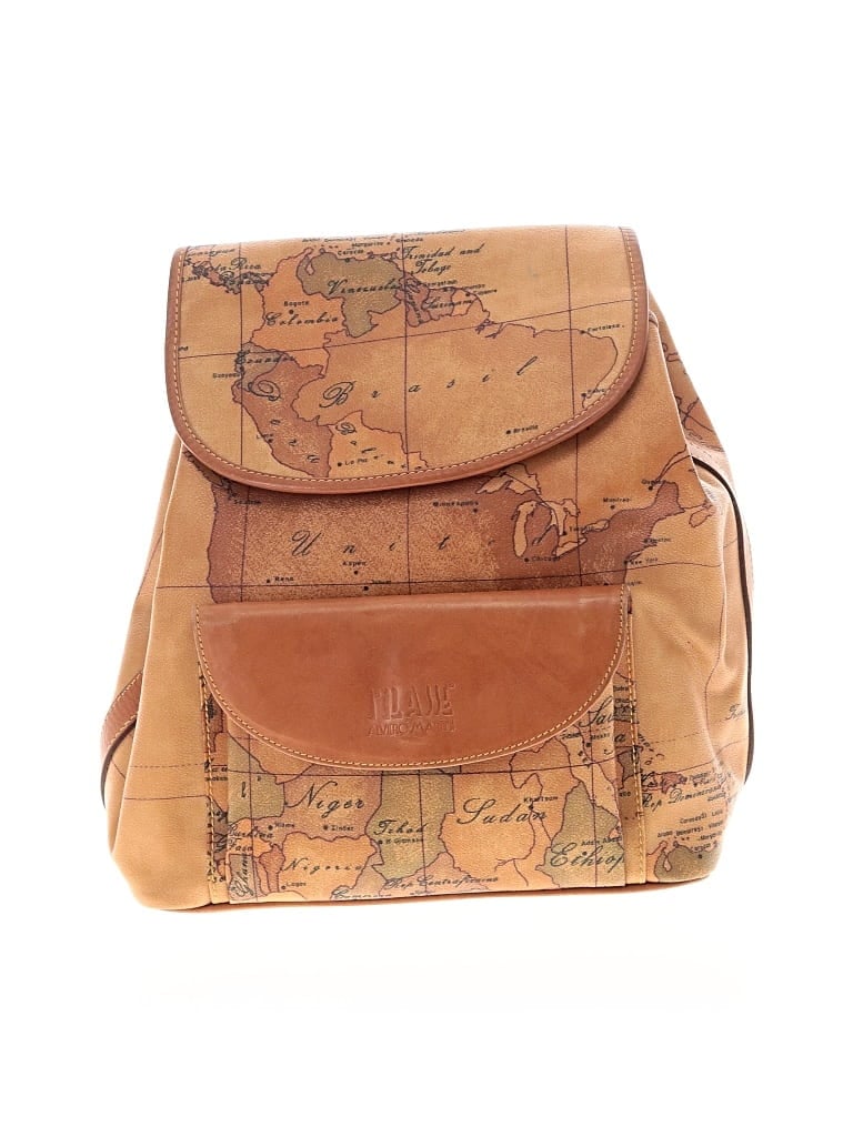 Pre-owned Alviero Martini Backpack In Tan