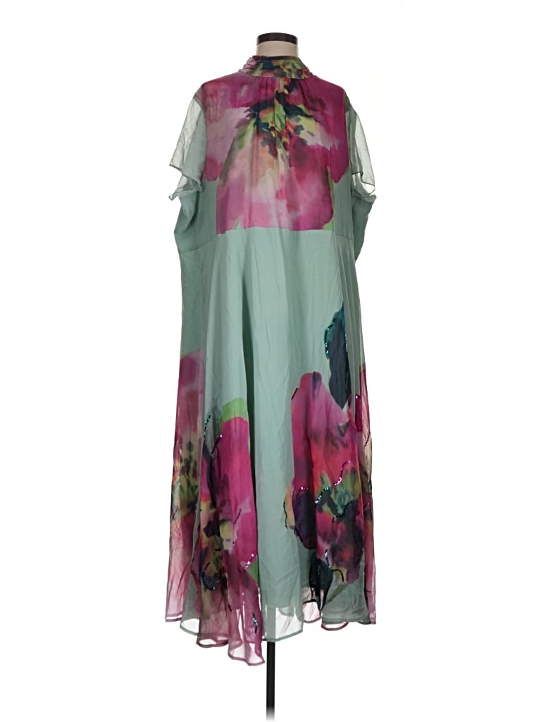 Pre-owned Ulla Popken Cocktail Dress In Green