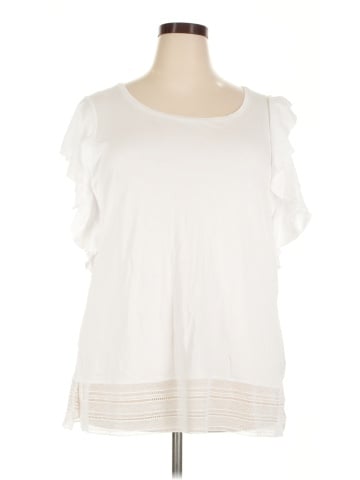 Lauren by Ralph Lauren Short Sleeve Top (view 1)