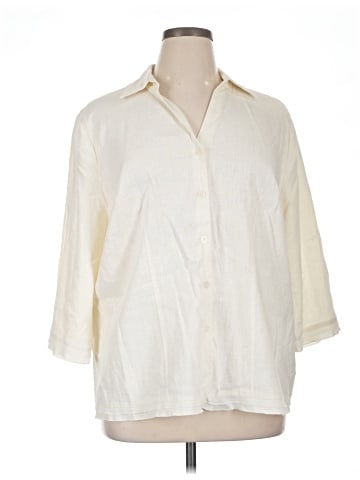 Cj Banks 3/4 Sleeve Button-Down Shirt (view 1)