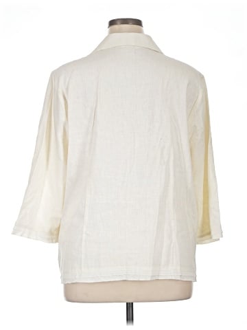 Cj Banks 3/4 Sleeve Button-Down Shirt (view 2)