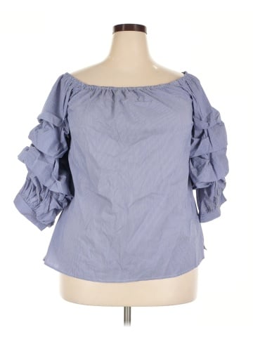 City Chic 3/4 Sleeve Blouse (view 1)