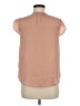 Marshalls 100% Polyester Tan Short Sleeve Blouse Size M (estimated) - photo 2