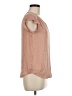 Marshalls 100% Polyester Tan Short Sleeve Blouse Size M (estimated) - photo 4