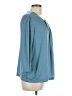 Blair 100% Polyester Blue 3/4 Sleeve Blouse Size L - photo 4