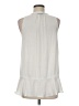 Mossimo 100% Polyester Ivory Sleeveless Blouse Size M - photo 2