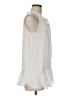Mossimo 100% Polyester Ivory Sleeveless Blouse Size M - photo 4