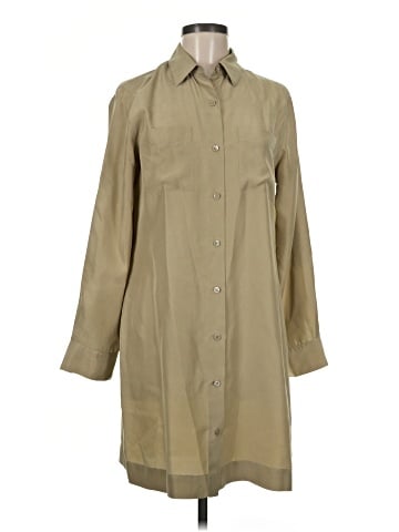 DKNY 3/4 Sleeve Button-Down Shirt (view 1)
