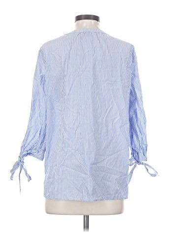 Ann Taylor 3/4 Sleeve Button-Down Shirt (view 2)