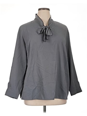 Shein Curve 3/4 Sleeve Blouse (view 1)