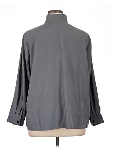 Shein Curve 3/4 Sleeve Blouse (view 2)