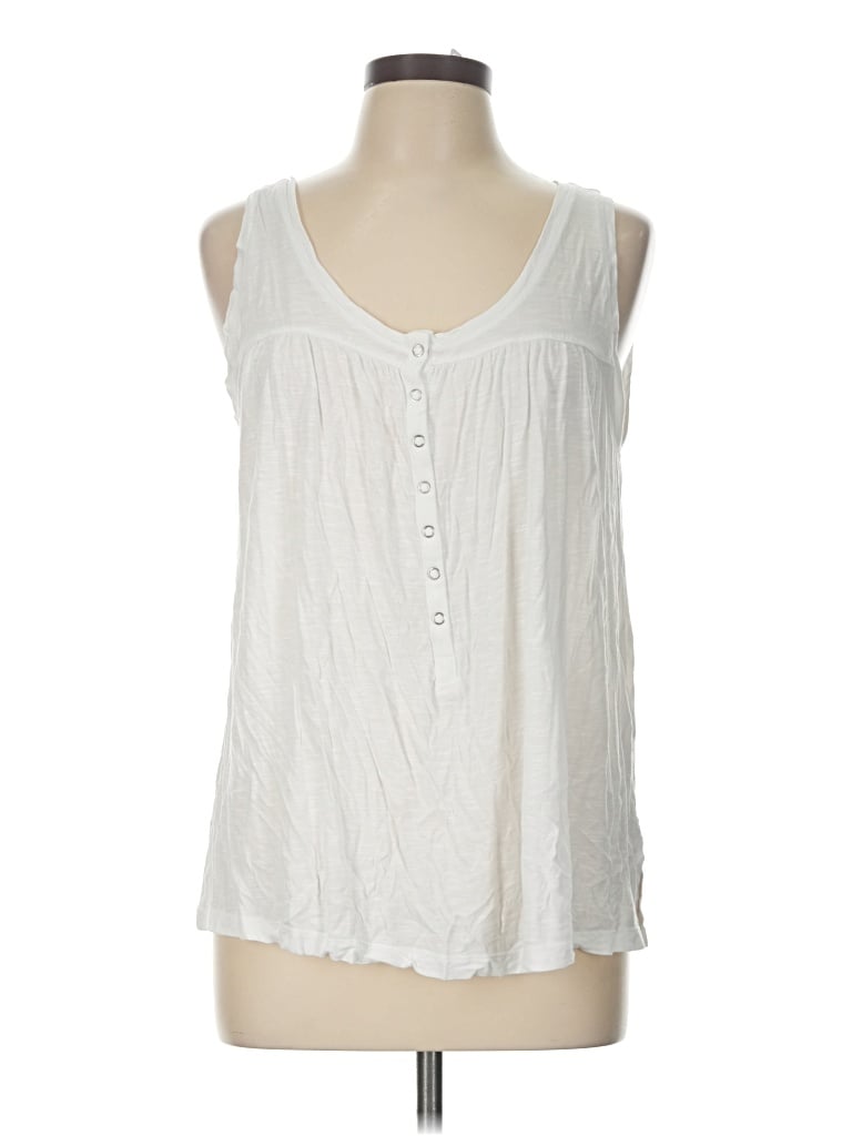 Pre-owned Lascana For Venus Tank Top White Halter Neckline Tops