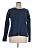 J. McLaughlin Chevron-herringbone Blue Pullover Sweater Size XL - photo 1
