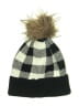 Unbranded 100% Acrylic Plaid Black Beanie One size - photo 1