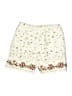 J.Crew 100% Cotton Floral Ivory Shorts Size XS - photo 1