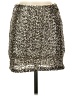 Decree 100% Polyester Metallic Silver Casual Skirt Size S - photo 1