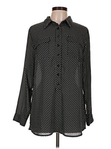 Christopher & Banks Long Sleeve Blouse (view 1)