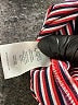 CAbi 100% Polyester Stripes Burgundy Long Sleeve Blouse Size L - photo 8