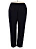 Alfred Dunner 100% Polyester Solid Black Casual Pants Size 20 - photo 1
