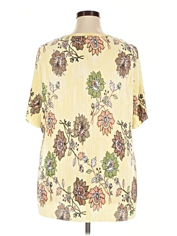 Jaclyn Smith Short Sleeve Blouse (view 2)