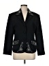 Cache 100% Wool Black Wool Blazer Size 8 - photo 1