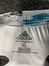 Adidas 100% Polyester Print Blue Athletic Shorts Size 14 - photo 3