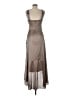 Deb 100% Polyester Metallic Brown Cocktail Dress Size M - photo 2