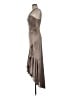Deb 100% Polyester Metallic Brown Cocktail Dress Size M - photo 5