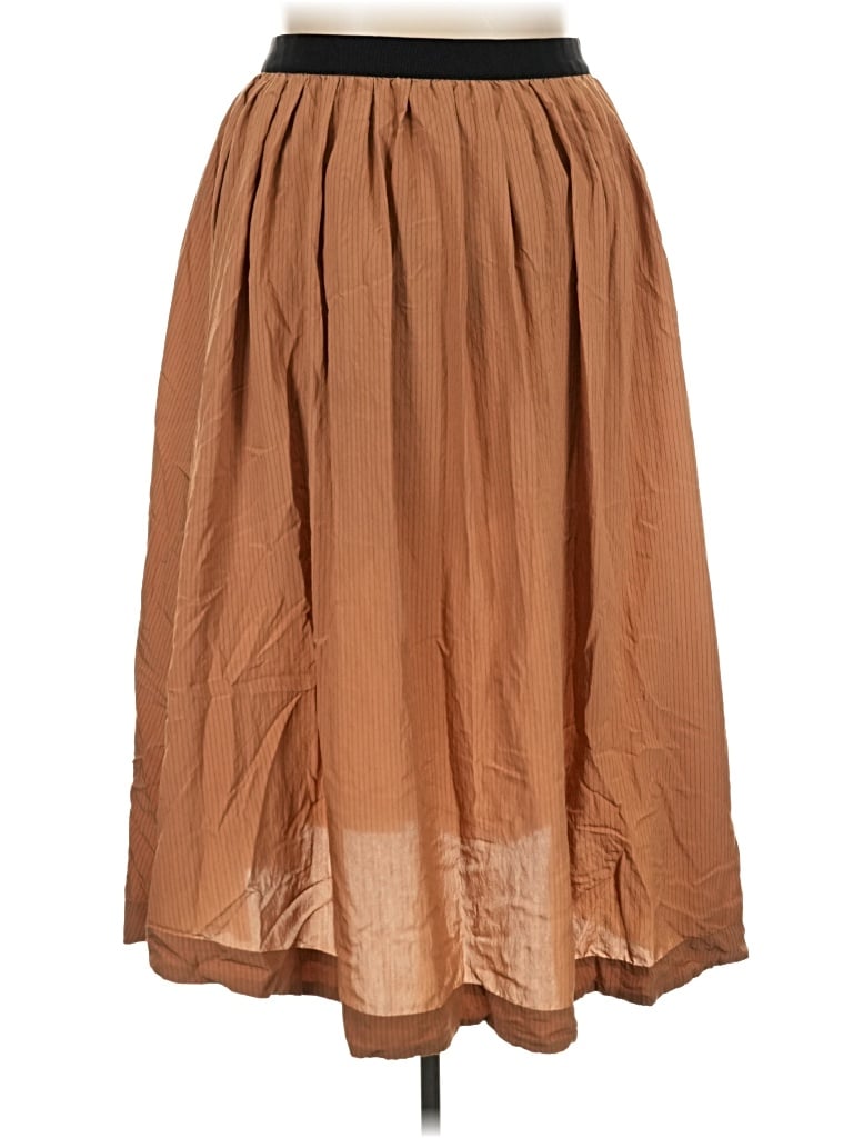 Pre-owned Future Collective Casual Skirt In Brown
