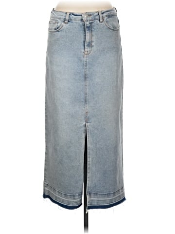 Kensie Denim Skirt (view 1)