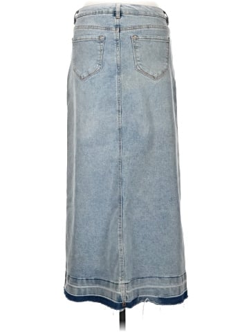 Kensie Denim Skirt (view 2)