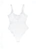 Refuge Solid White One Piece Swimsuit Size XL - photo 2