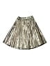 Zara Metallic Silver Skirt Size 8 - photo 1