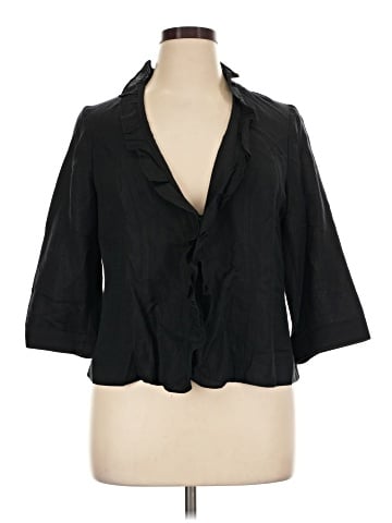 Lane Bryant 3/4 Sleeve Button-Down Shirt (view 1)