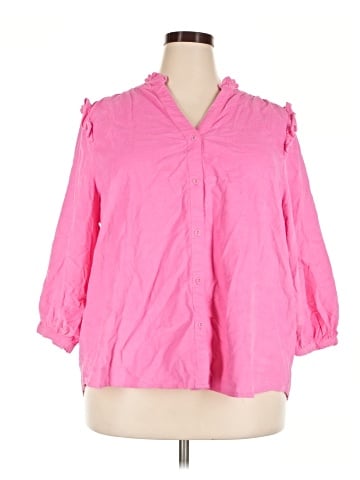 Crown & Ivy 3/4 Sleeve Blouse (view 1)
