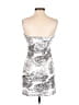 Deb 100% Polyester Graphic Silver Cocktail Dress Size M - photo 2