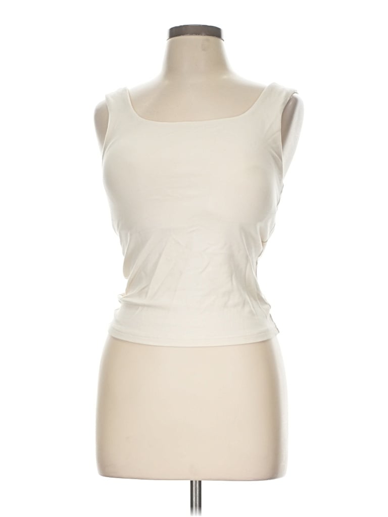 Pre-owned Ogl Sleeveless T-shirt In Ivory