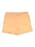 d.jeans Solid Orange Shorts Size 14 - photo 1