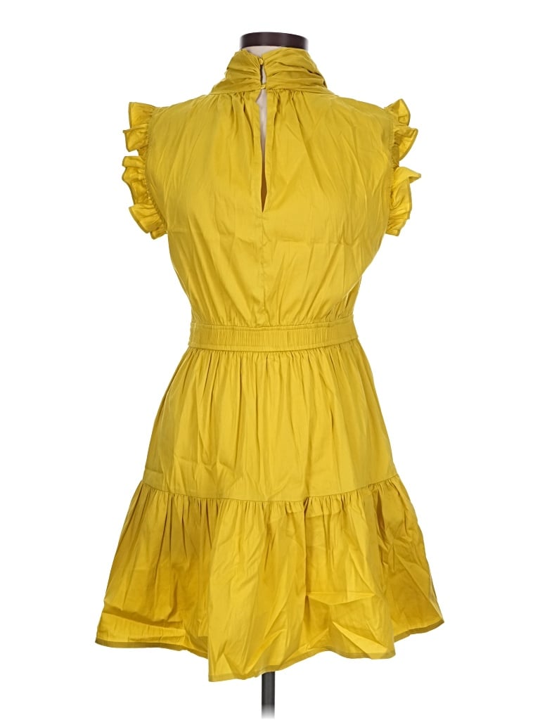 Pre-owned Strut & Bolt Casual Dress In Yellow