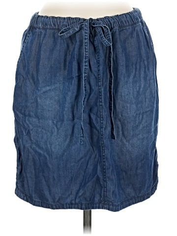 Caslon Denim Skirt (view 1)