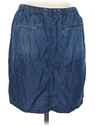 Caslon Denim Skirt (view 2)