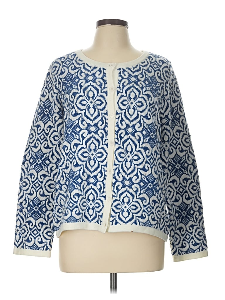 Pre-owned Appleseeds Cardigan Sweater In Blue