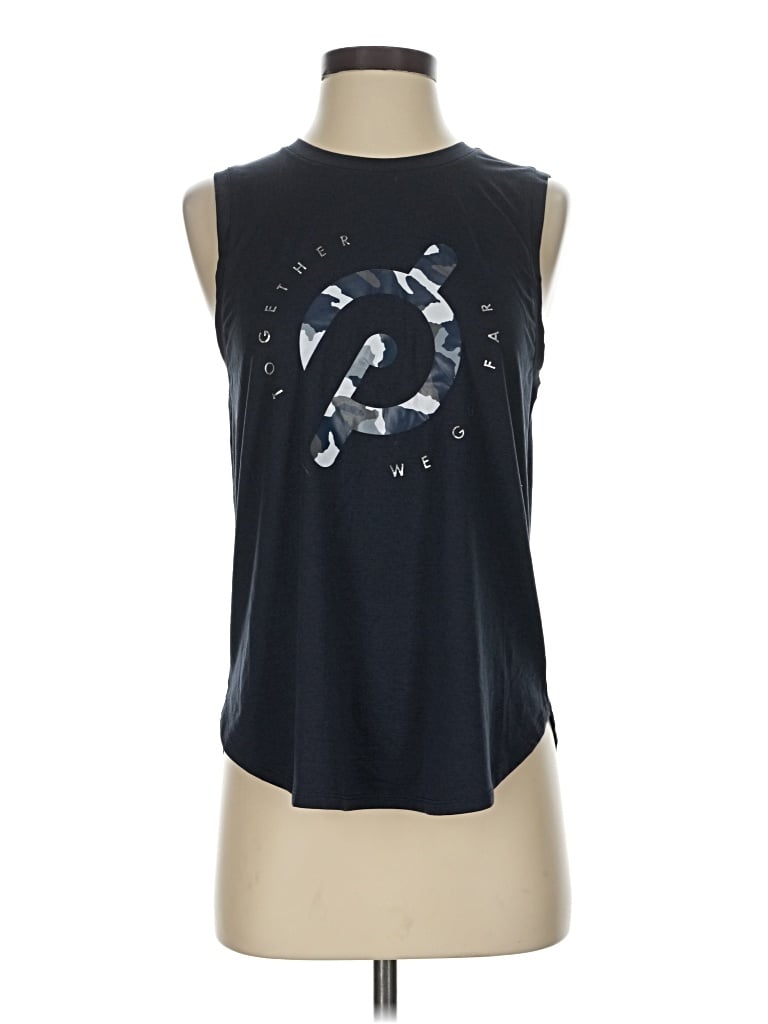Pre-owned Peloton Sleeveless T-shirt In Blue