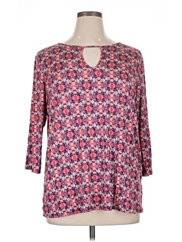 Loveappella 3/4 Sleeve Blouse (view 1)