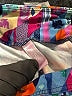 Lularoe Print Blue Active Pants Size 1X (Tall & Curvy) - photo 4