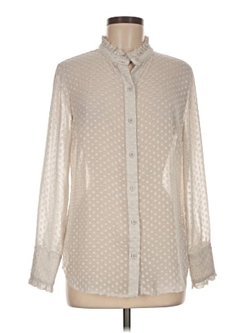 Banana Republic Factory Store Long Sleeve Blouse (view 1)